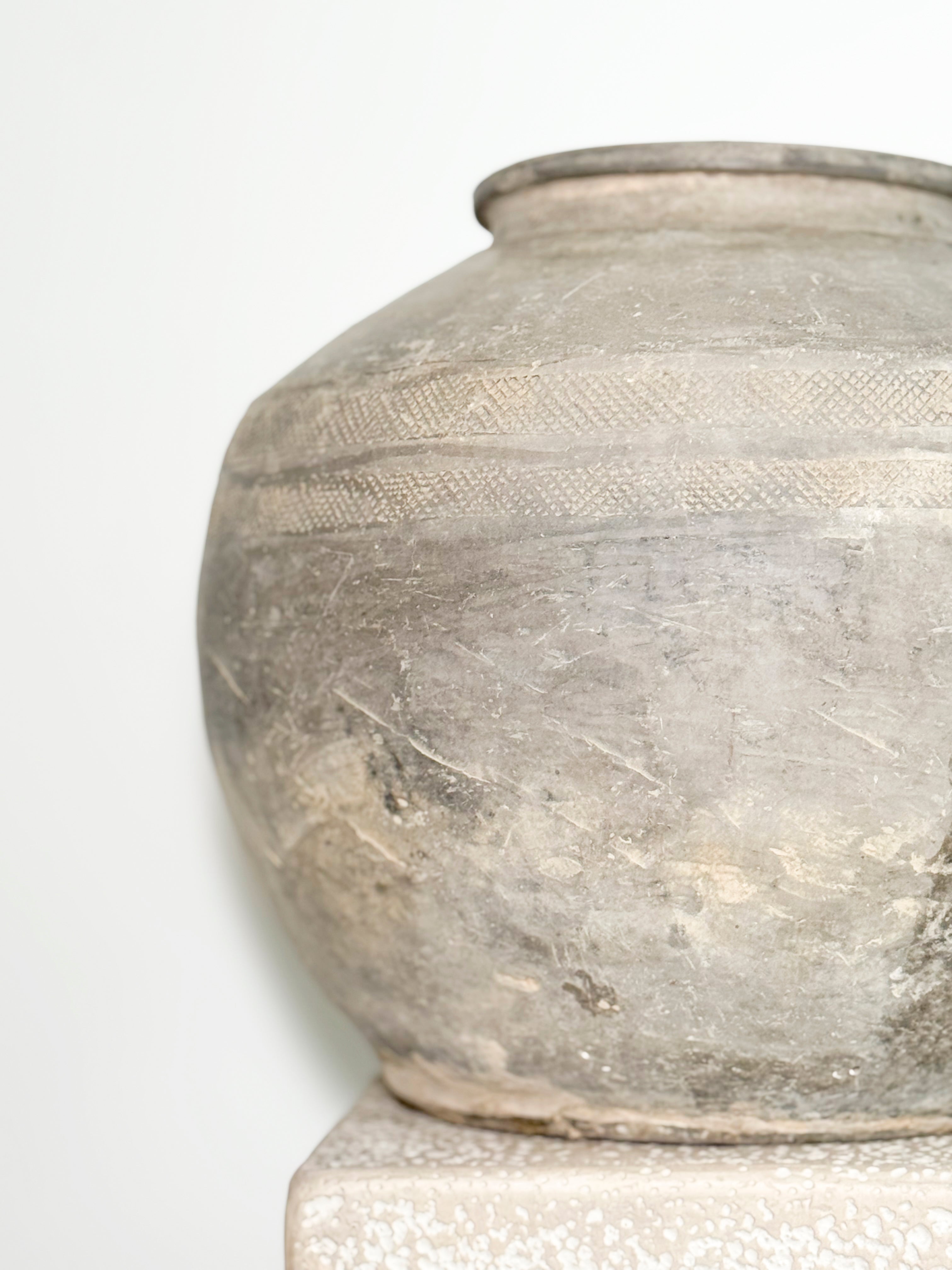 Chinese Warring States Pottery Jar