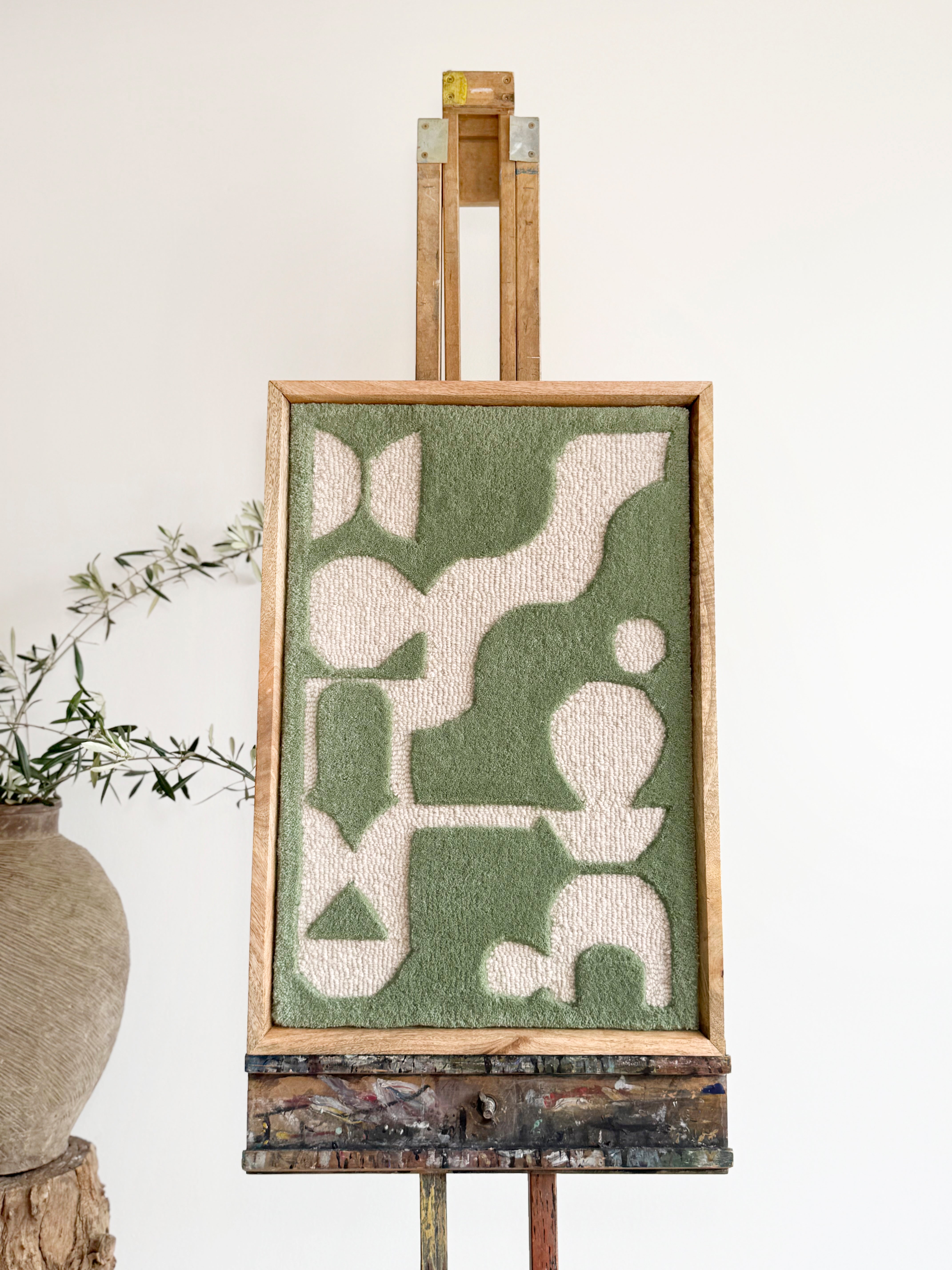 Bloomingville textured wal art