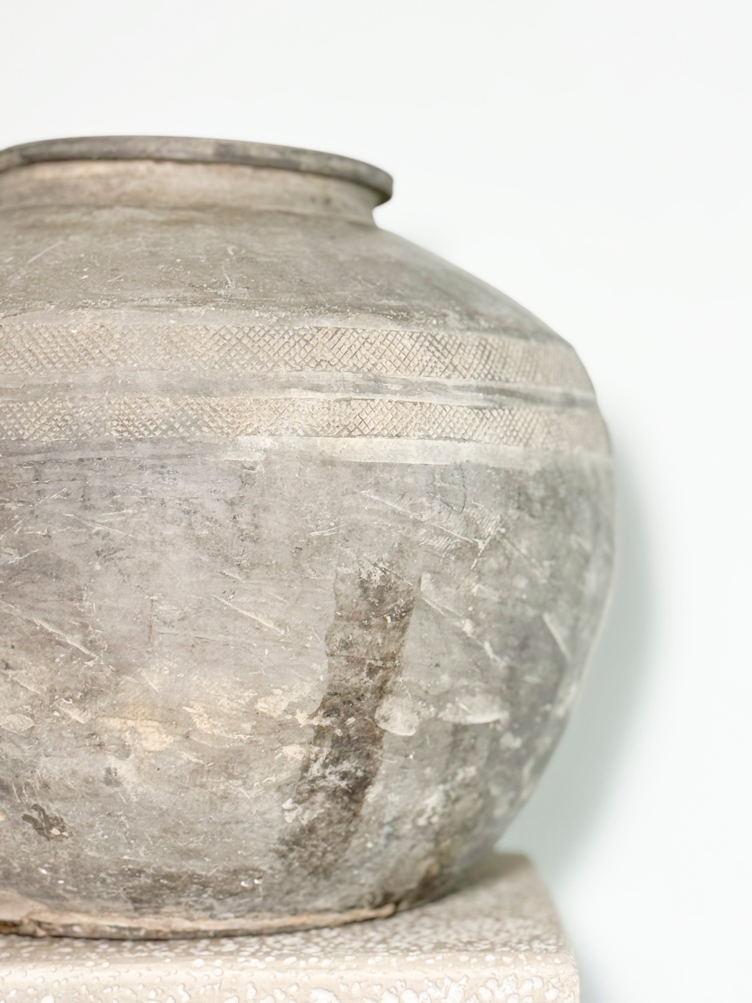 Chinese Warring States Pottery Jar