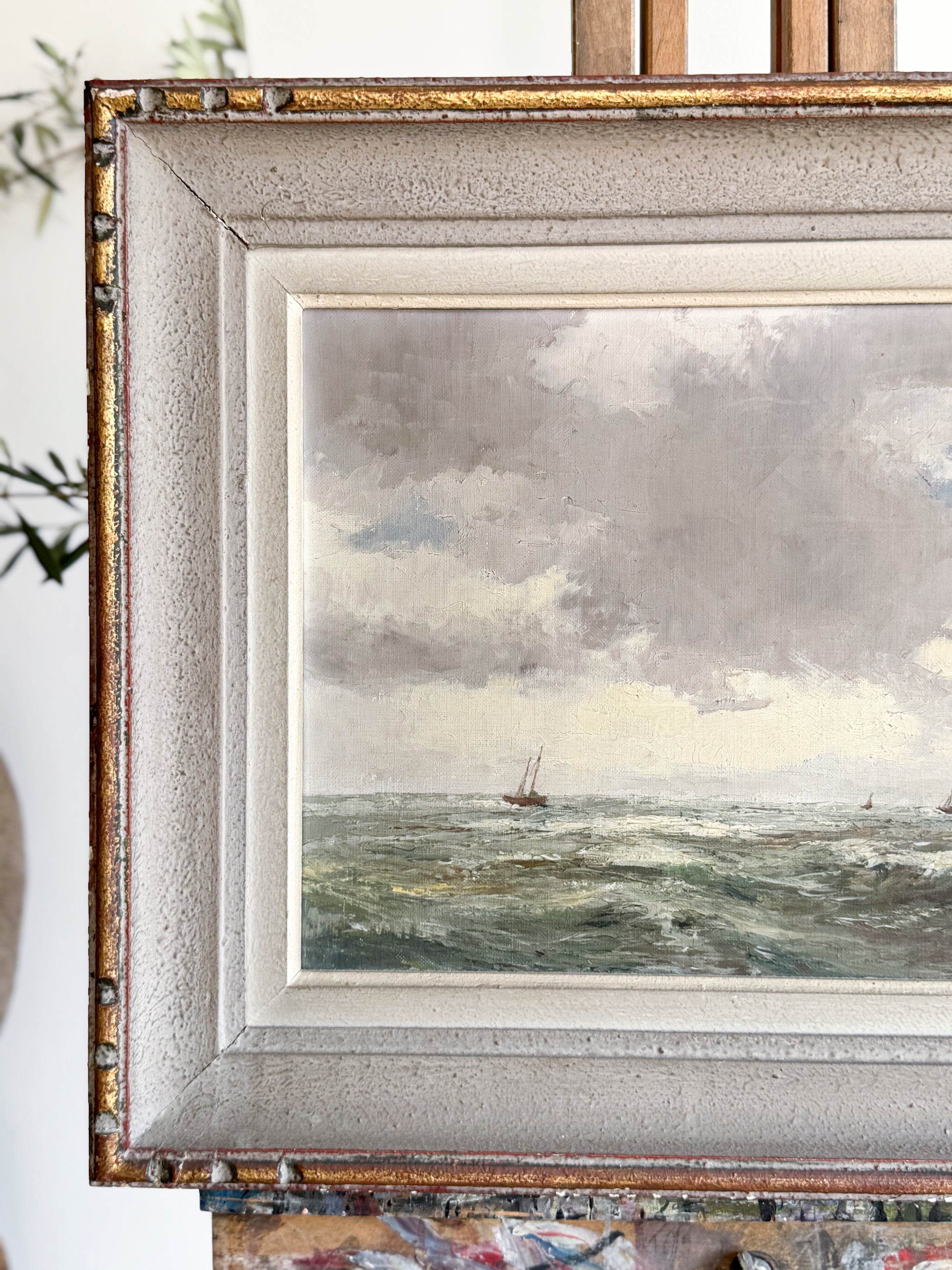 Dark Seas - August Costenoble Seascape