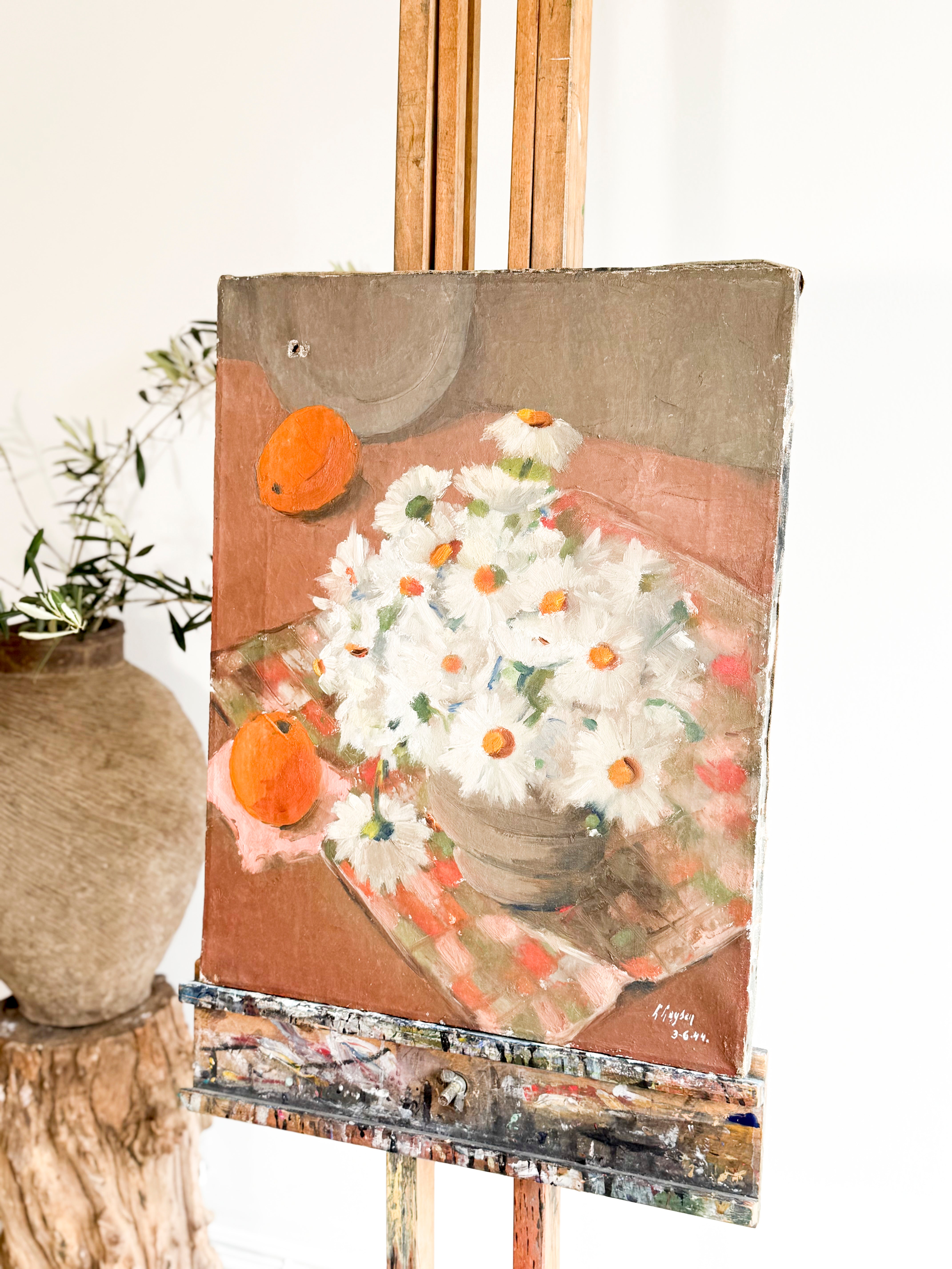 Everlasting Love Daisies Oil Painting