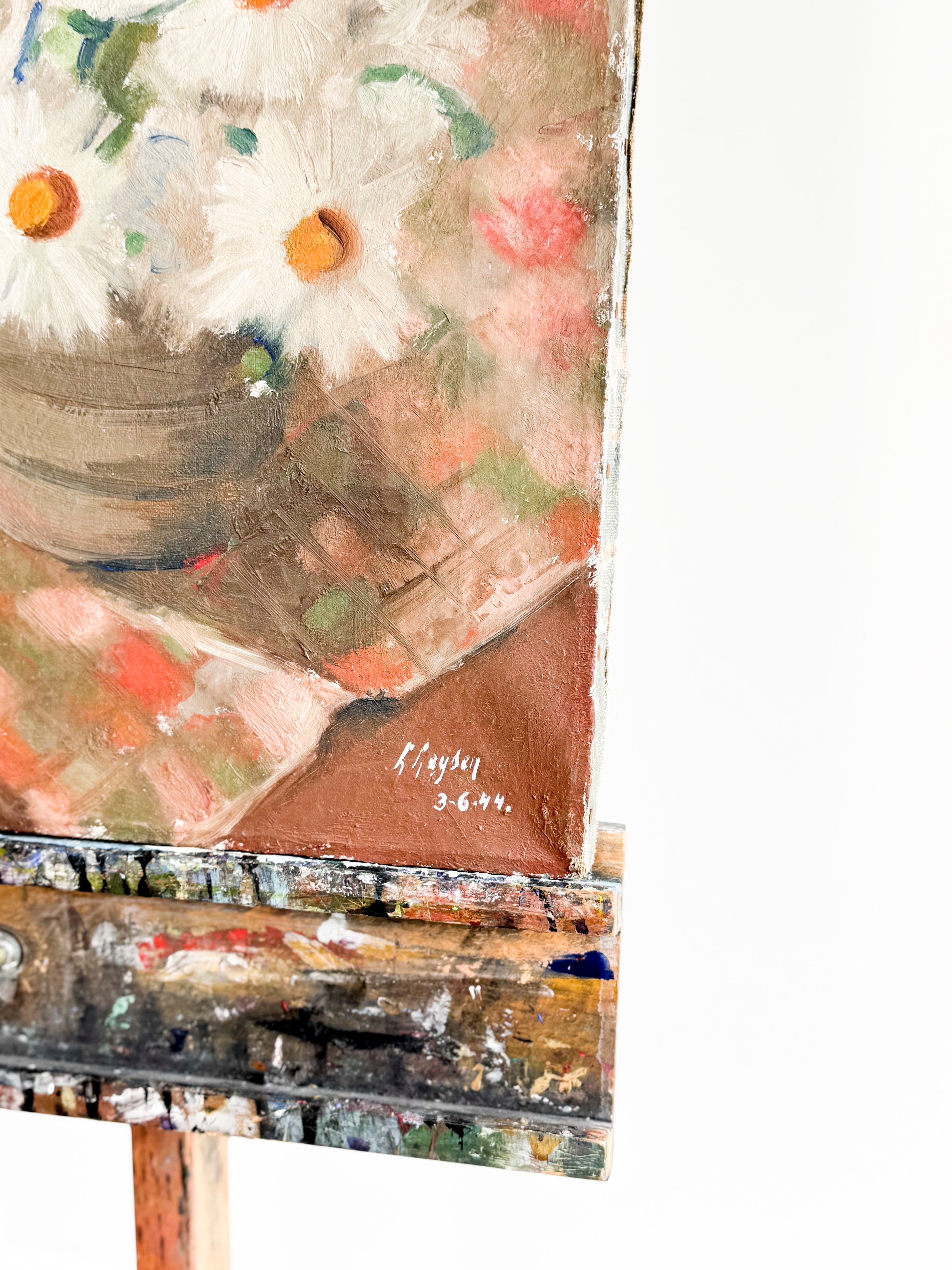 Everlasting Love Daisies Oil Painting