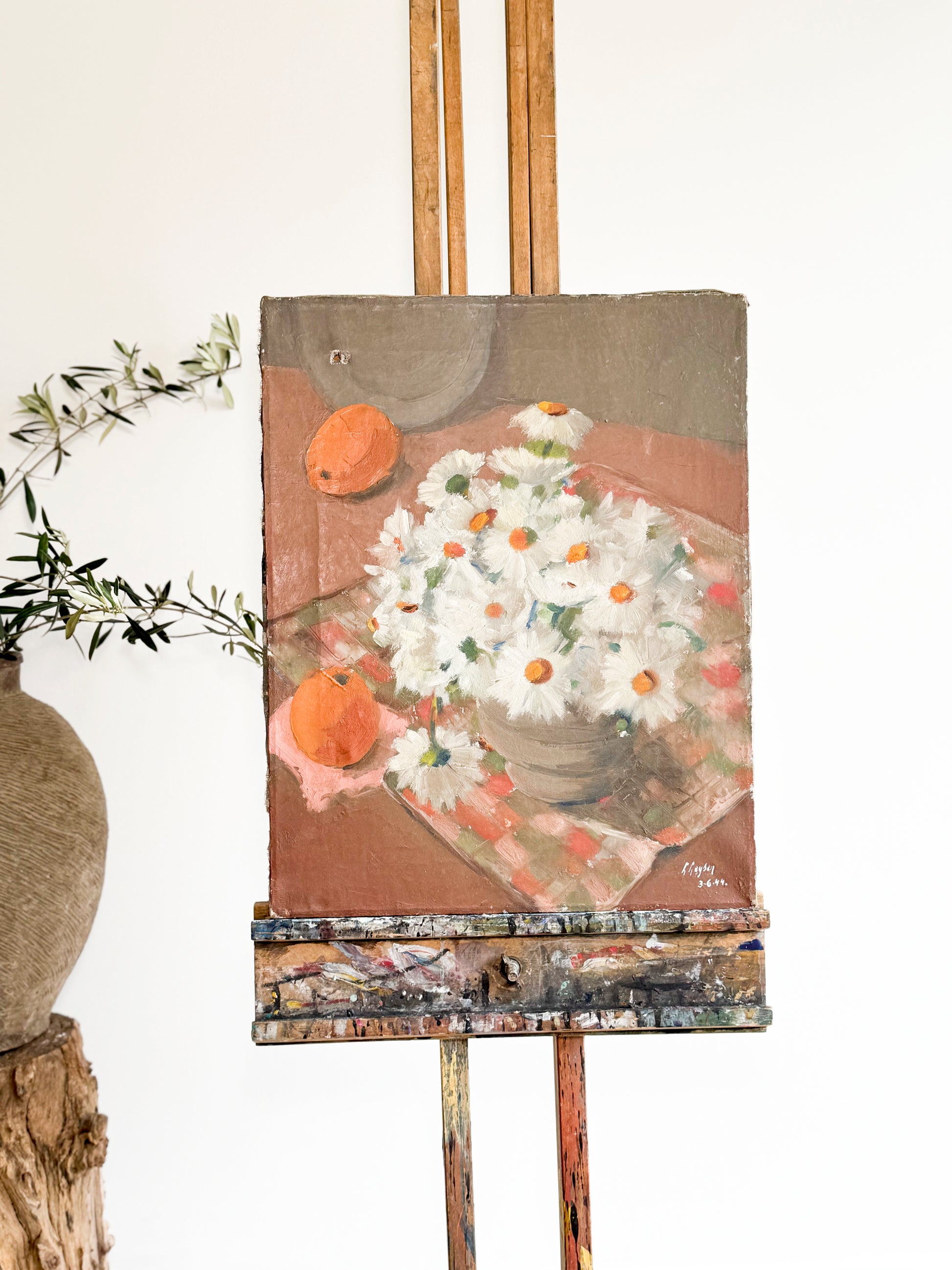 Everlasting Love Daisies Oil Painting