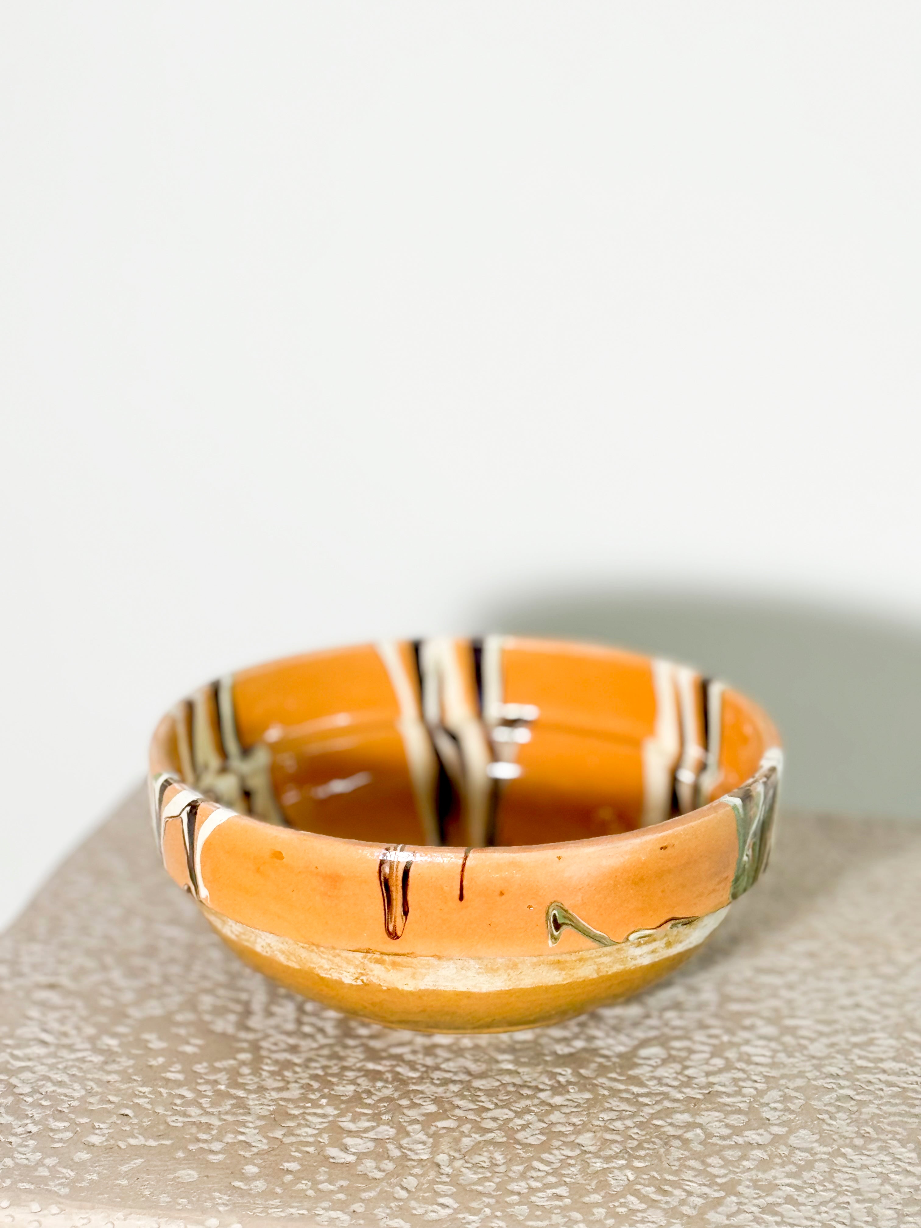 Romanian earthenware bowl 