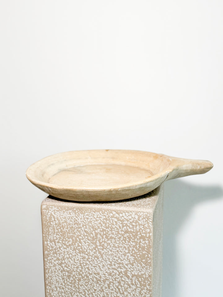 Antique Indian Marble Parat Bowl