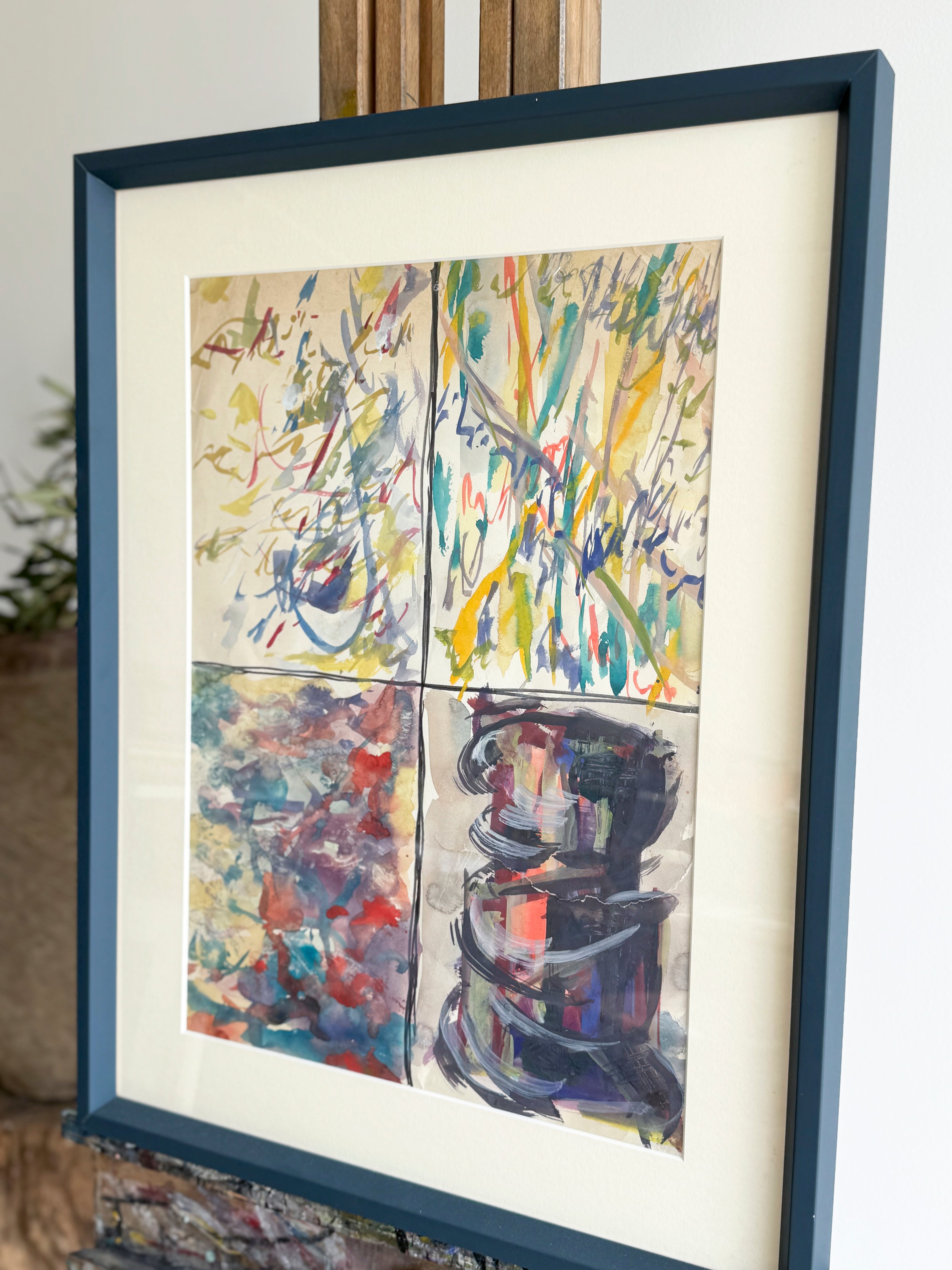 Izgan Baz Oriental Abstract Painting