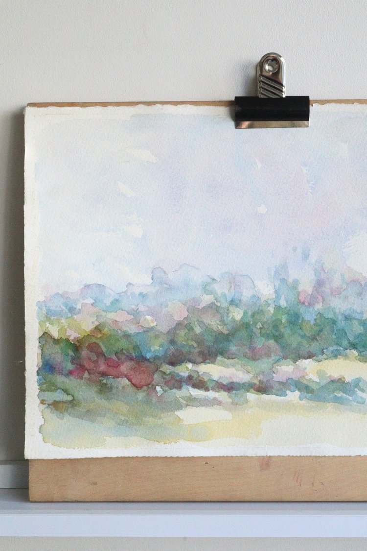 Watercolor landscape painting clipped to a board on a light gray background
antiques London	
homeware shop London
interior styling objects London and Sussex
antique sourcing UK	
curated antiques	
antique homeware / antique homewares	
decorative antiques	
art and objects	
timeless home decor found objects decor
vintage home accessories
antique art	