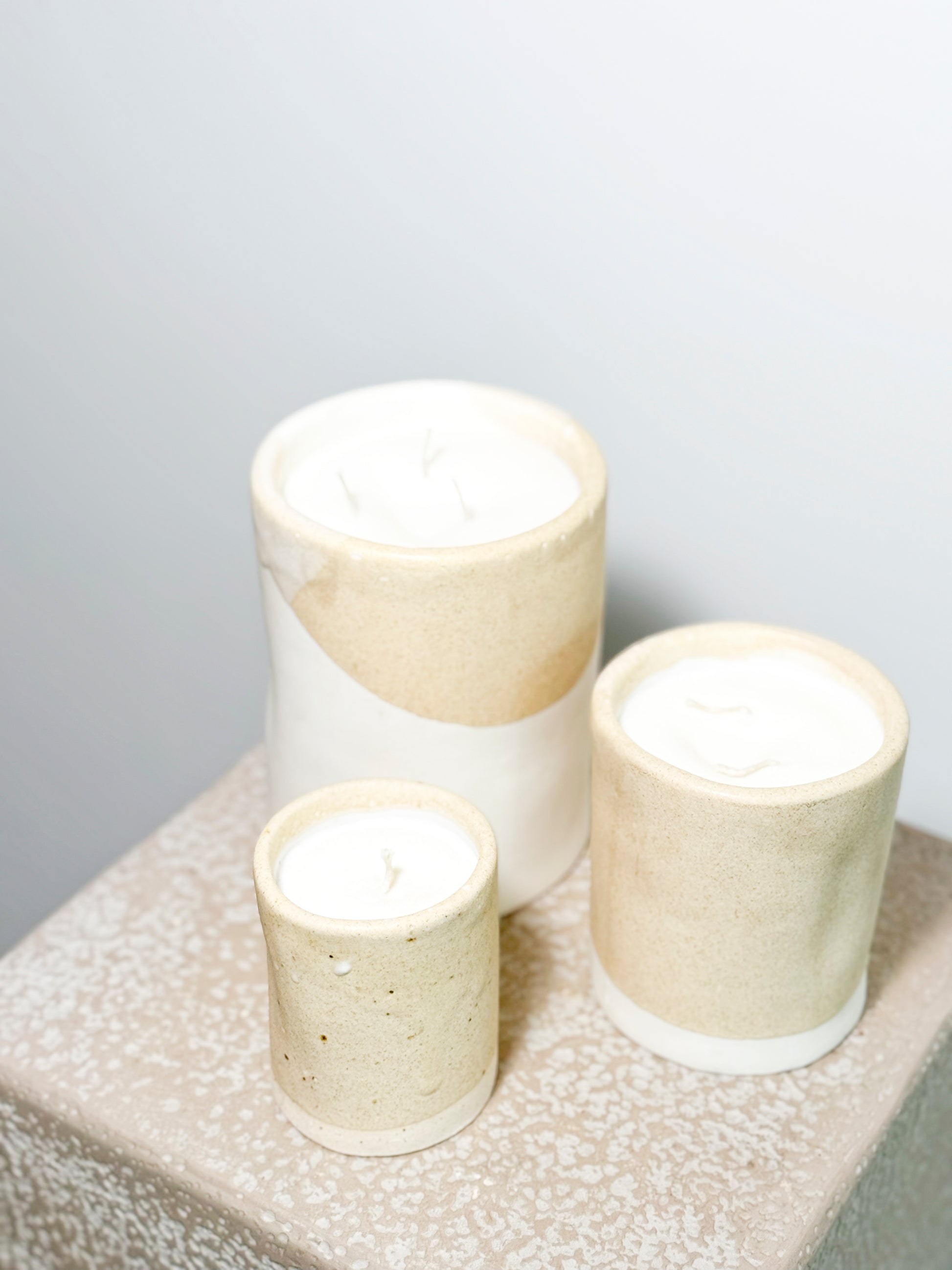 Object and Origin handmade organic Ceramic candles