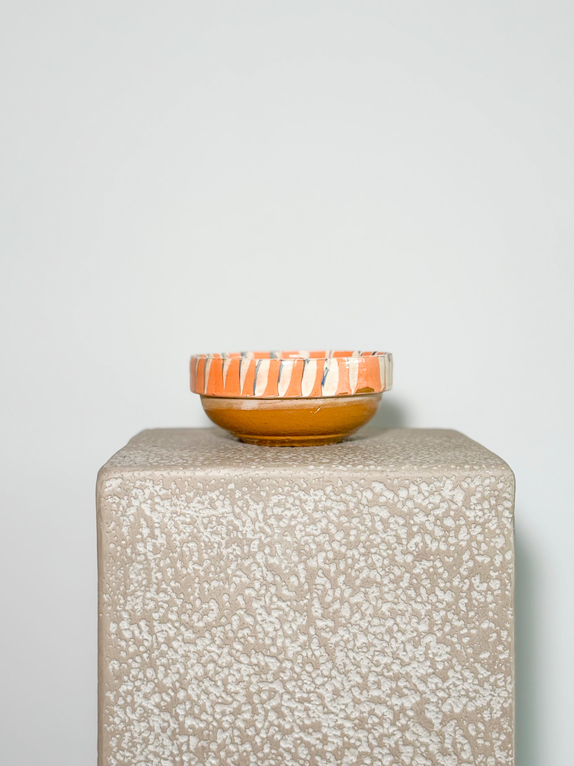 Romanian Slipware Folk bowl