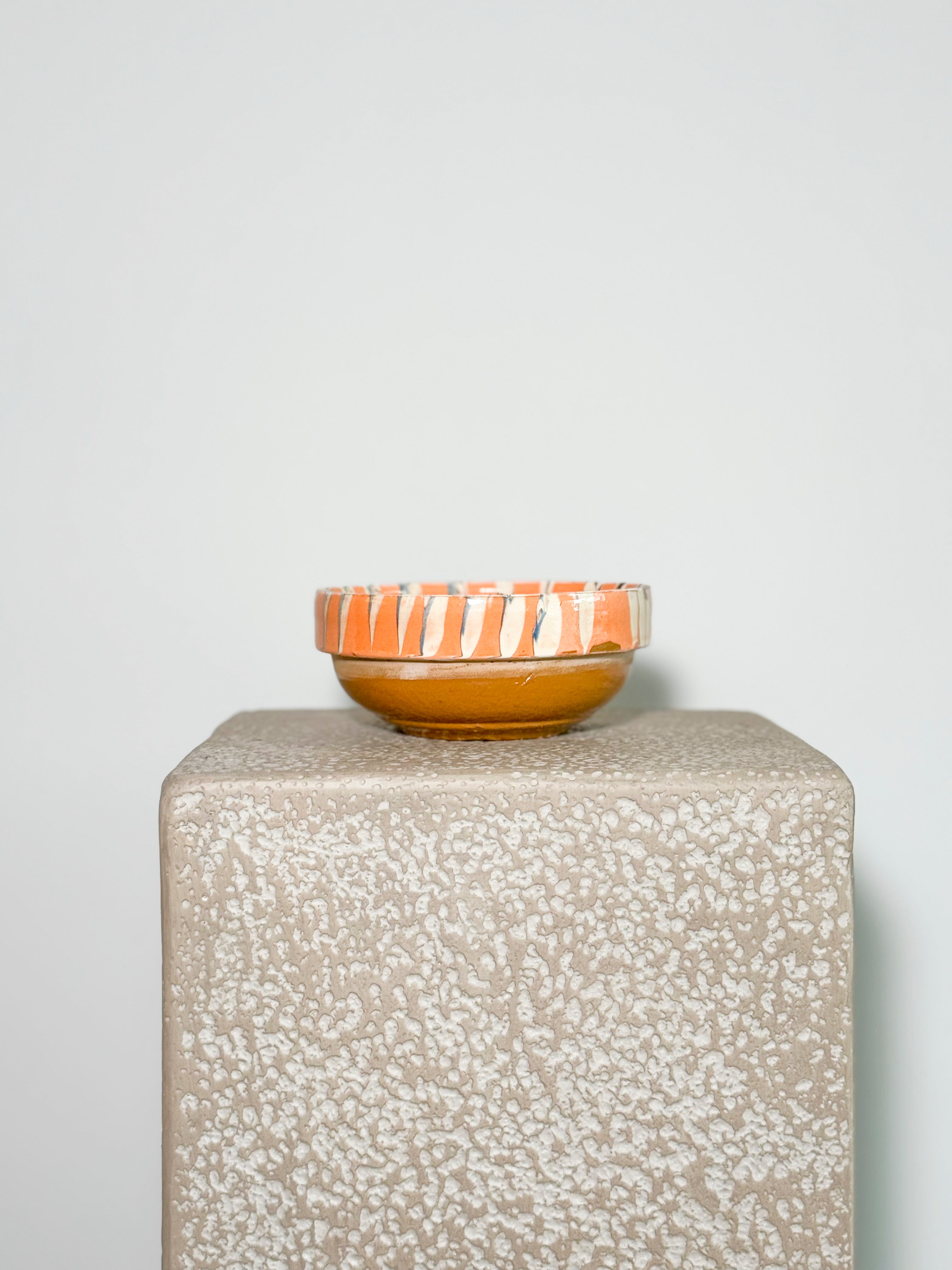 Romanian Slipware Folk bowl