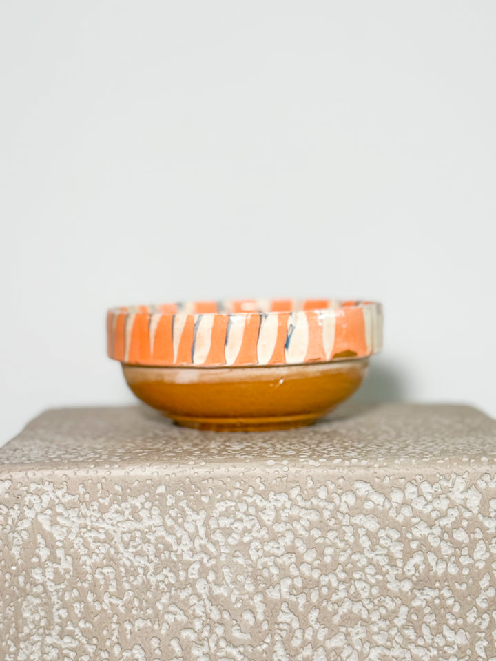 Romanian Slipware Folk bowl