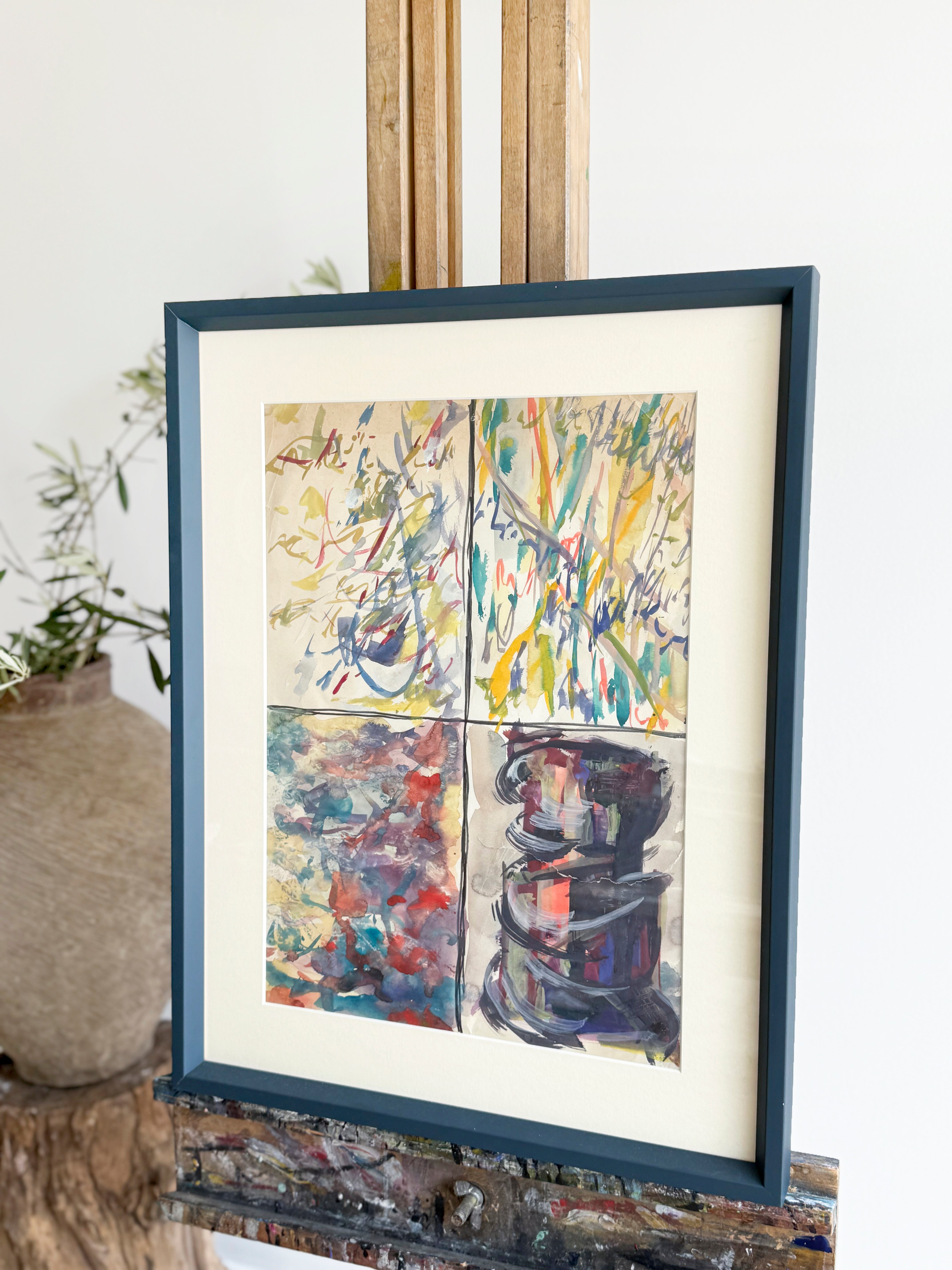 Izgan Baz Oriental Abstract Painting