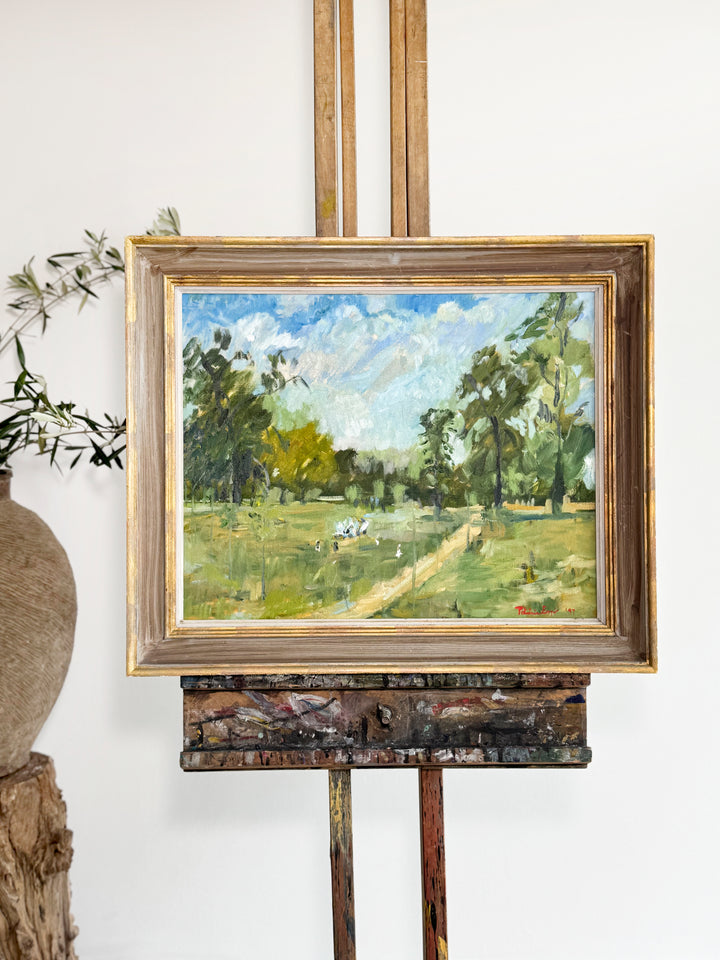 Vintage country scape art