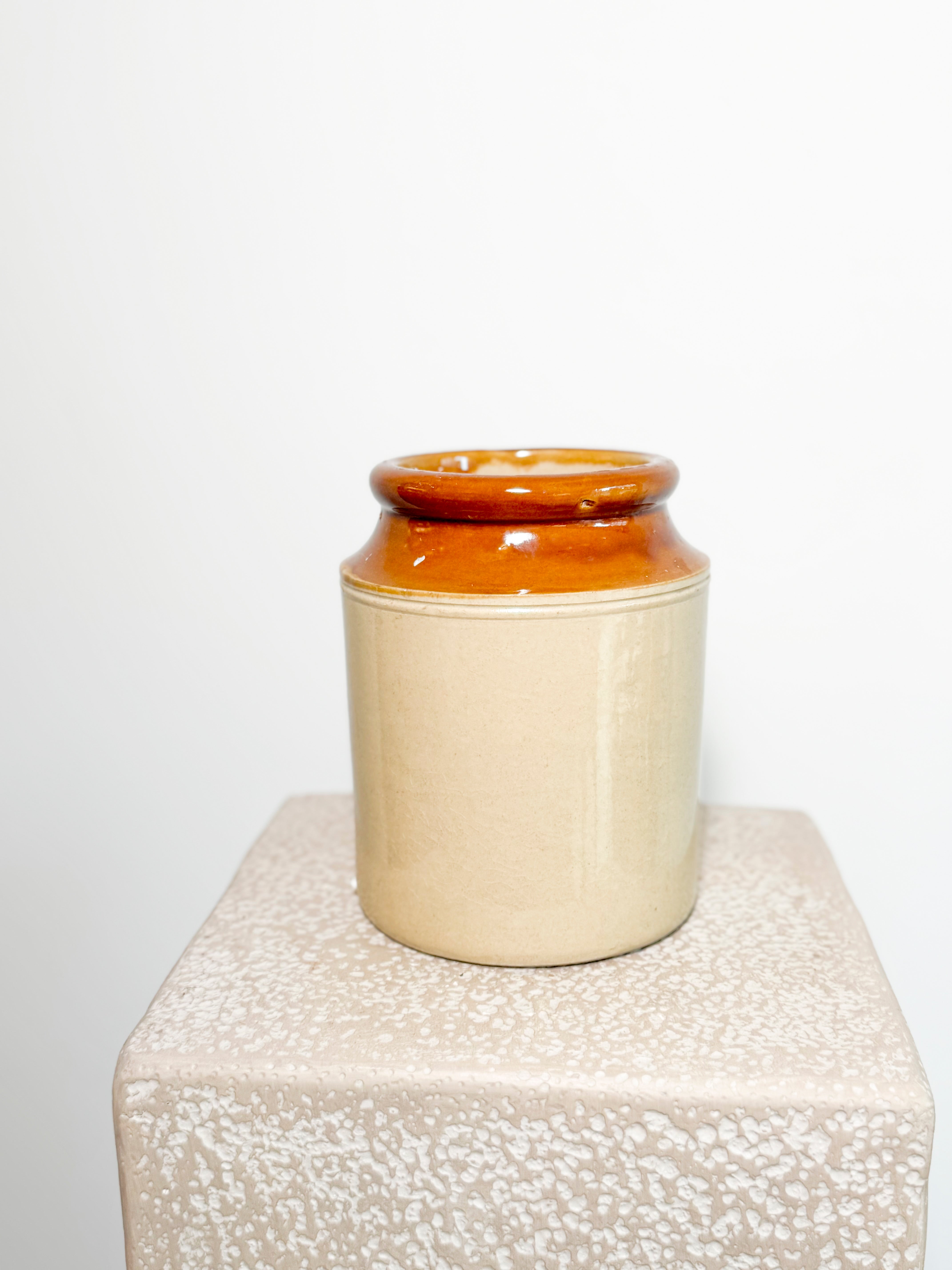 Antique Stoneware Preserve pot