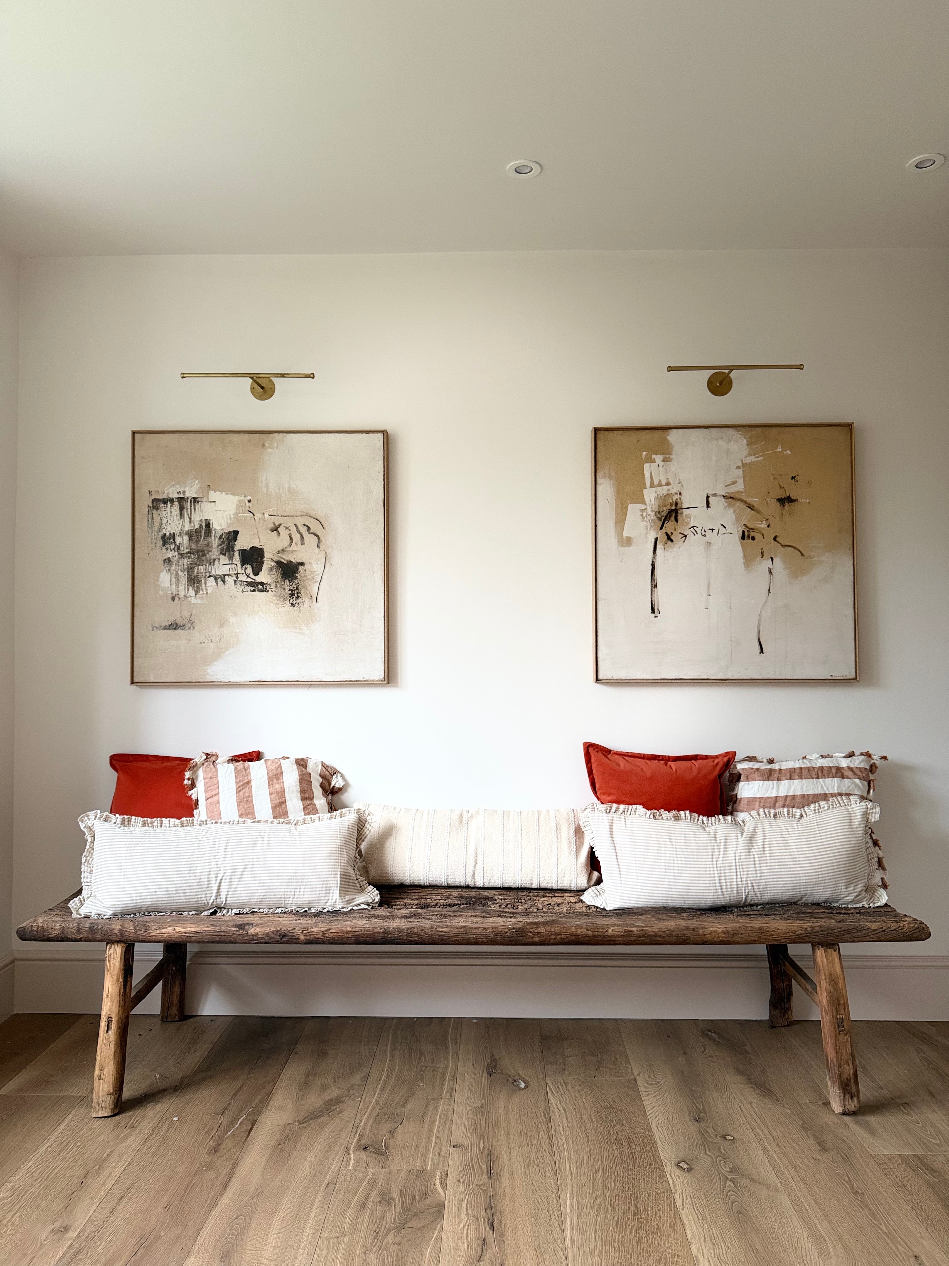 Primitive Rustic Wooden Bench, online & in store West Sussex art and antiques