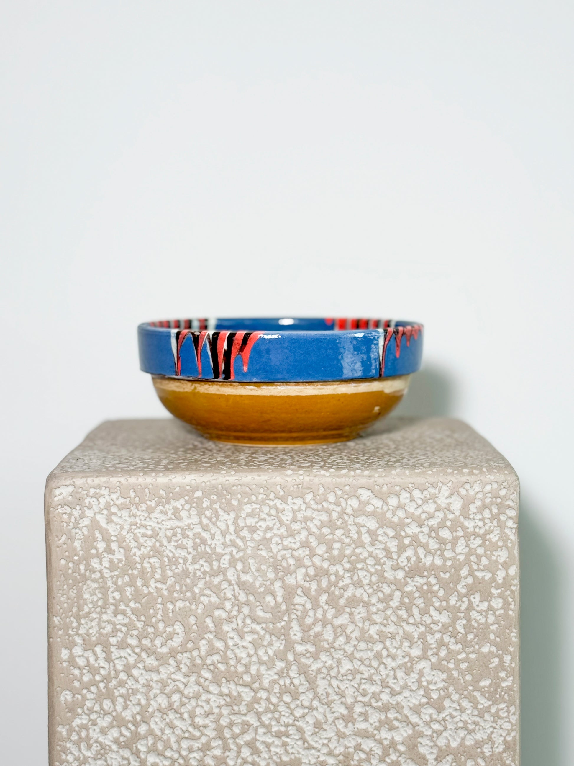 Romanian Slipware Folk bowl 