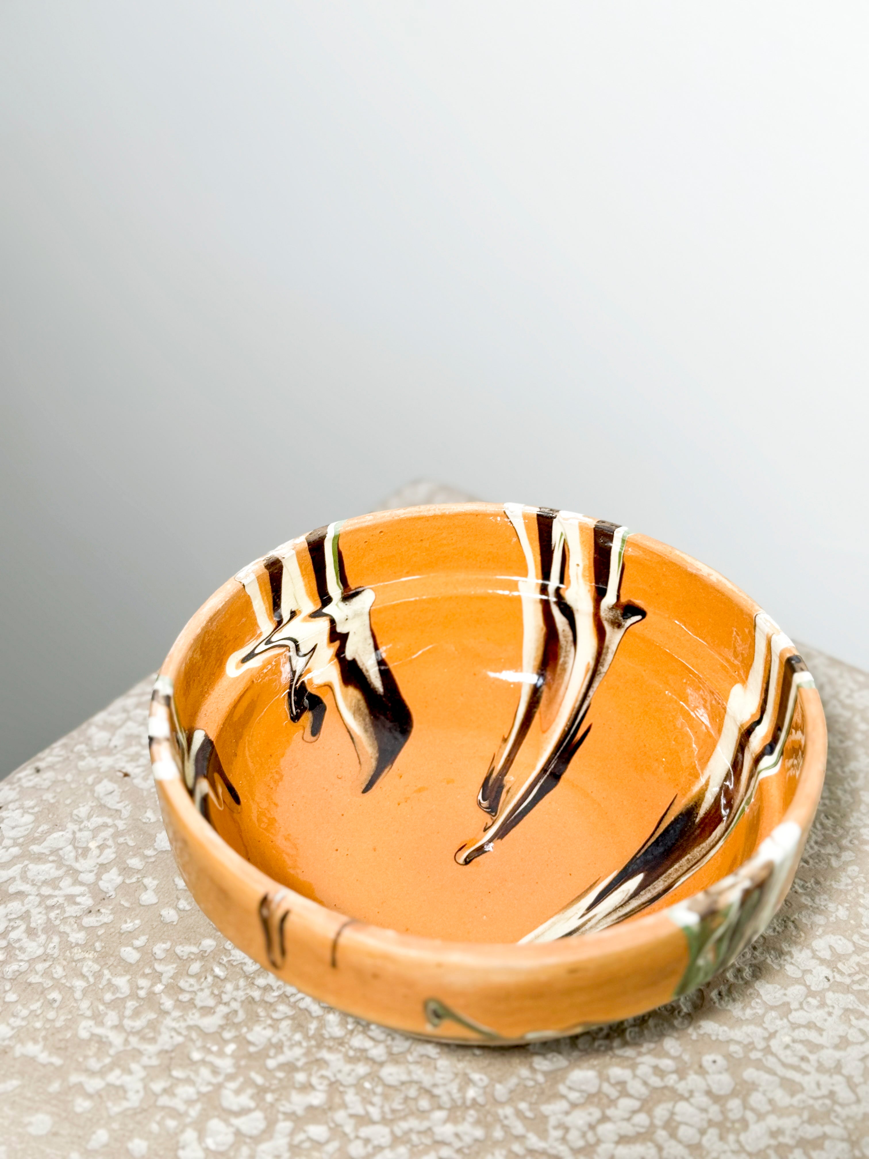 Romanian earthenware bowl 