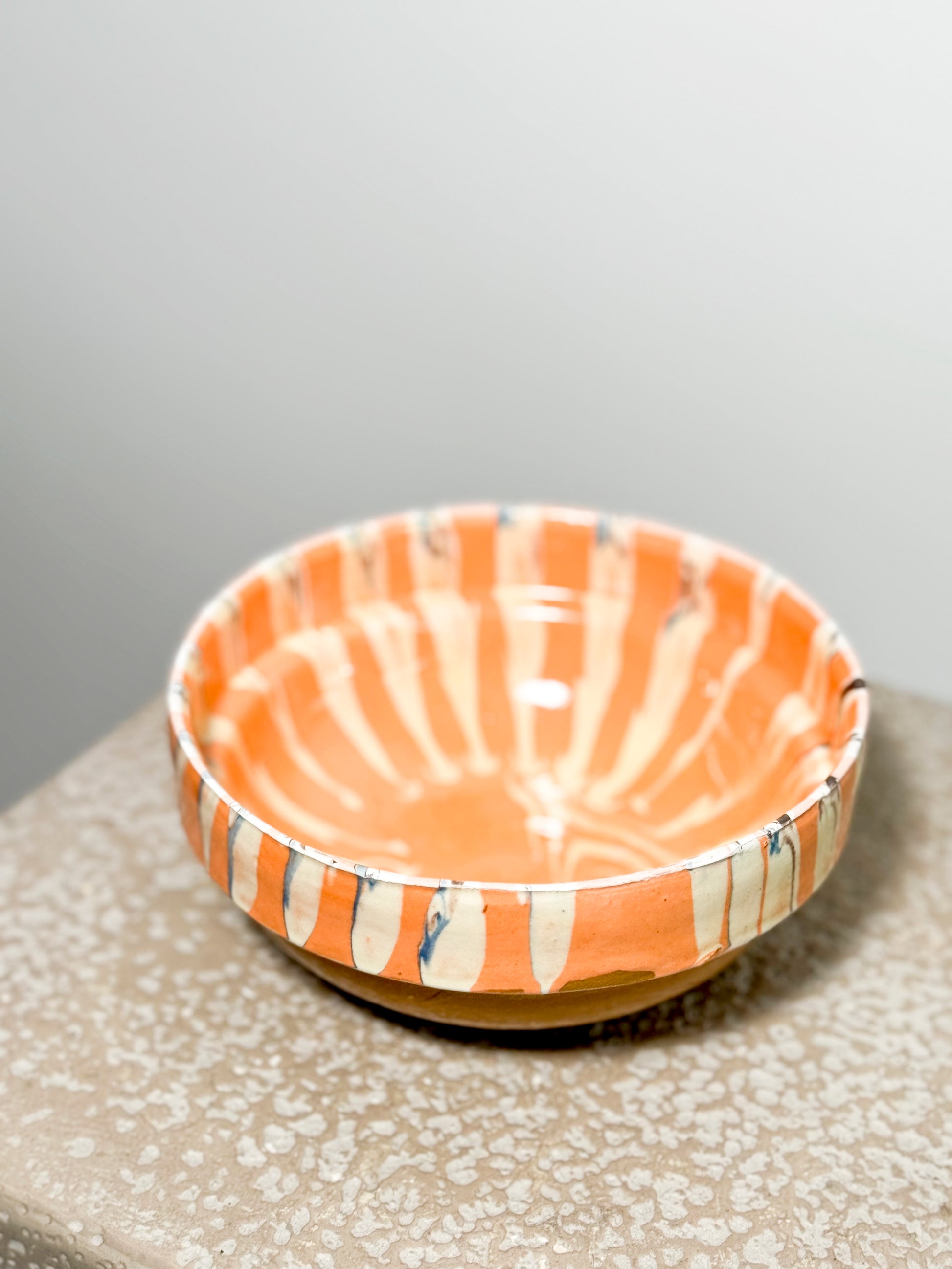 Romanian Slipware Folk bowl
