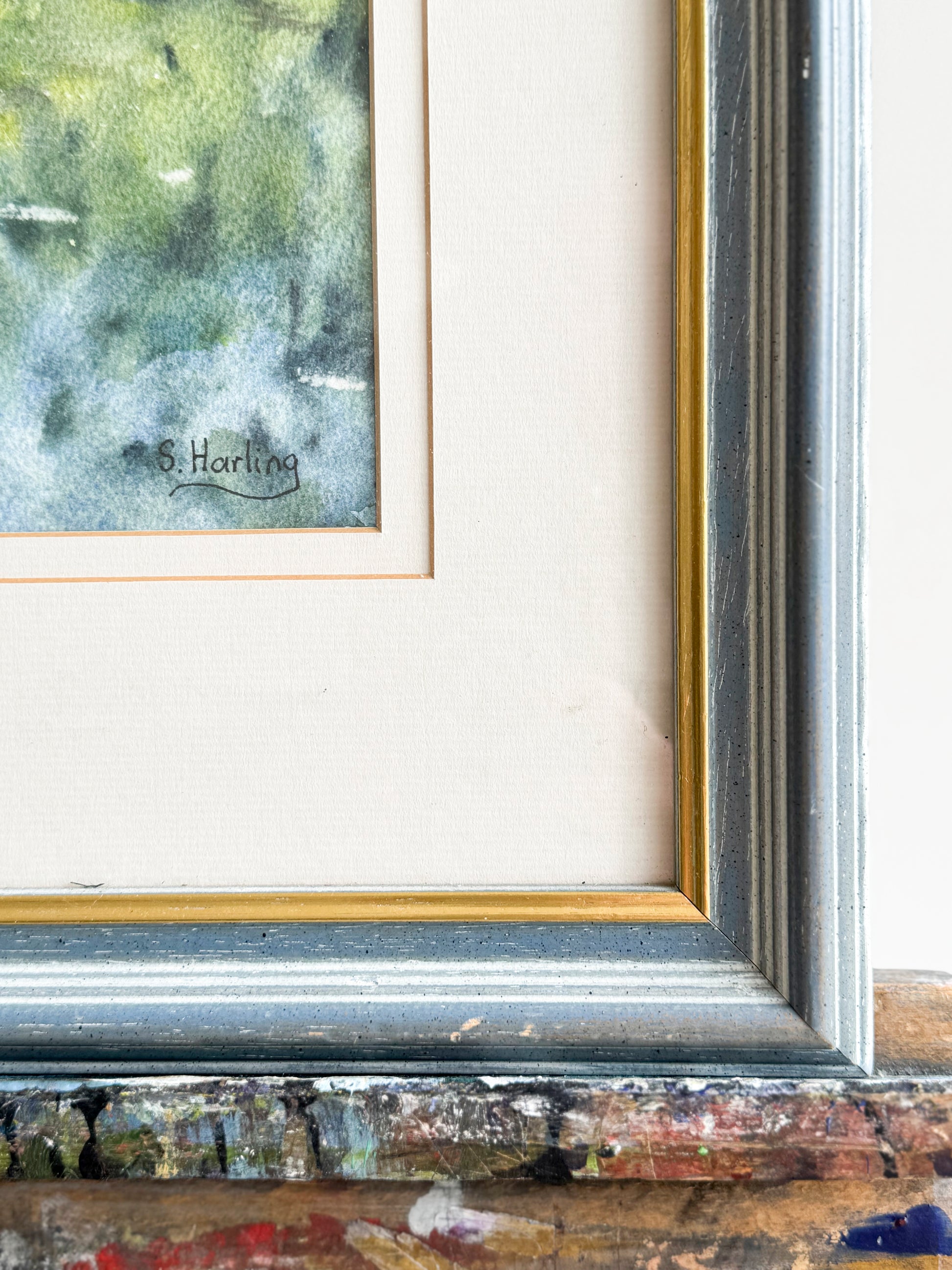 River Mole nr. Esher Watercolour 