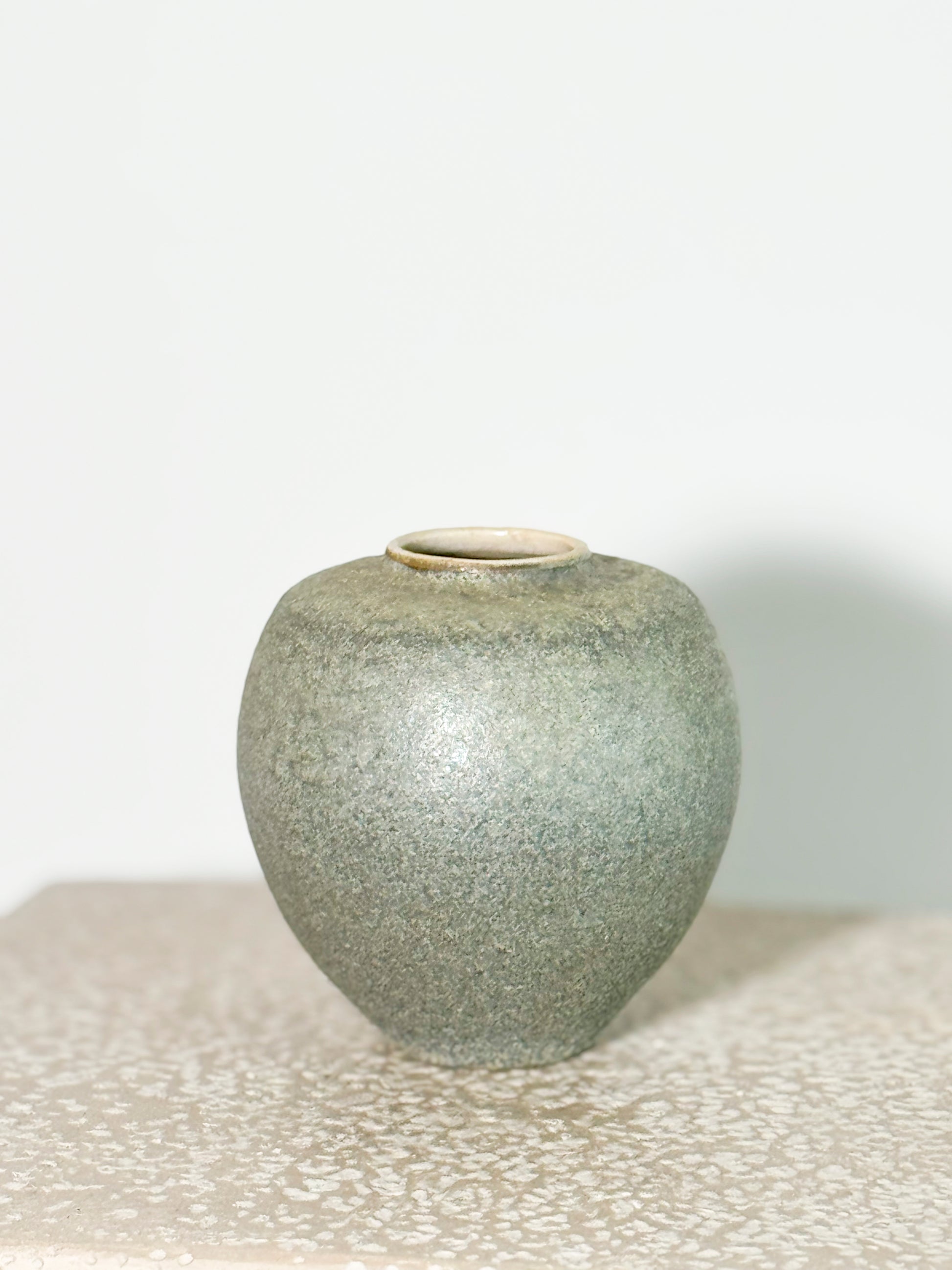 Textured ceramic vase - Studio Pottery Vase