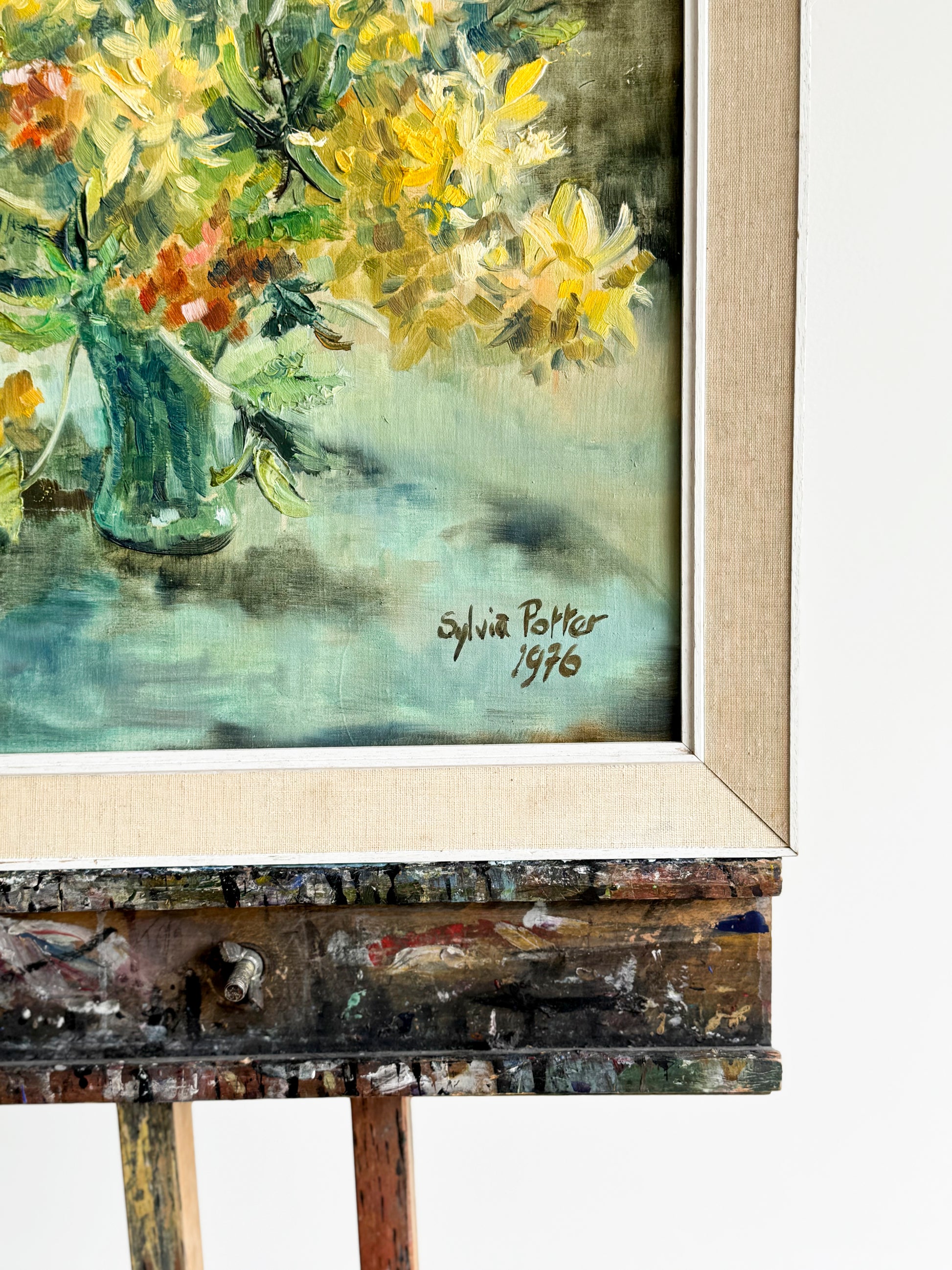 Sylvia Potter - floral still life 1976