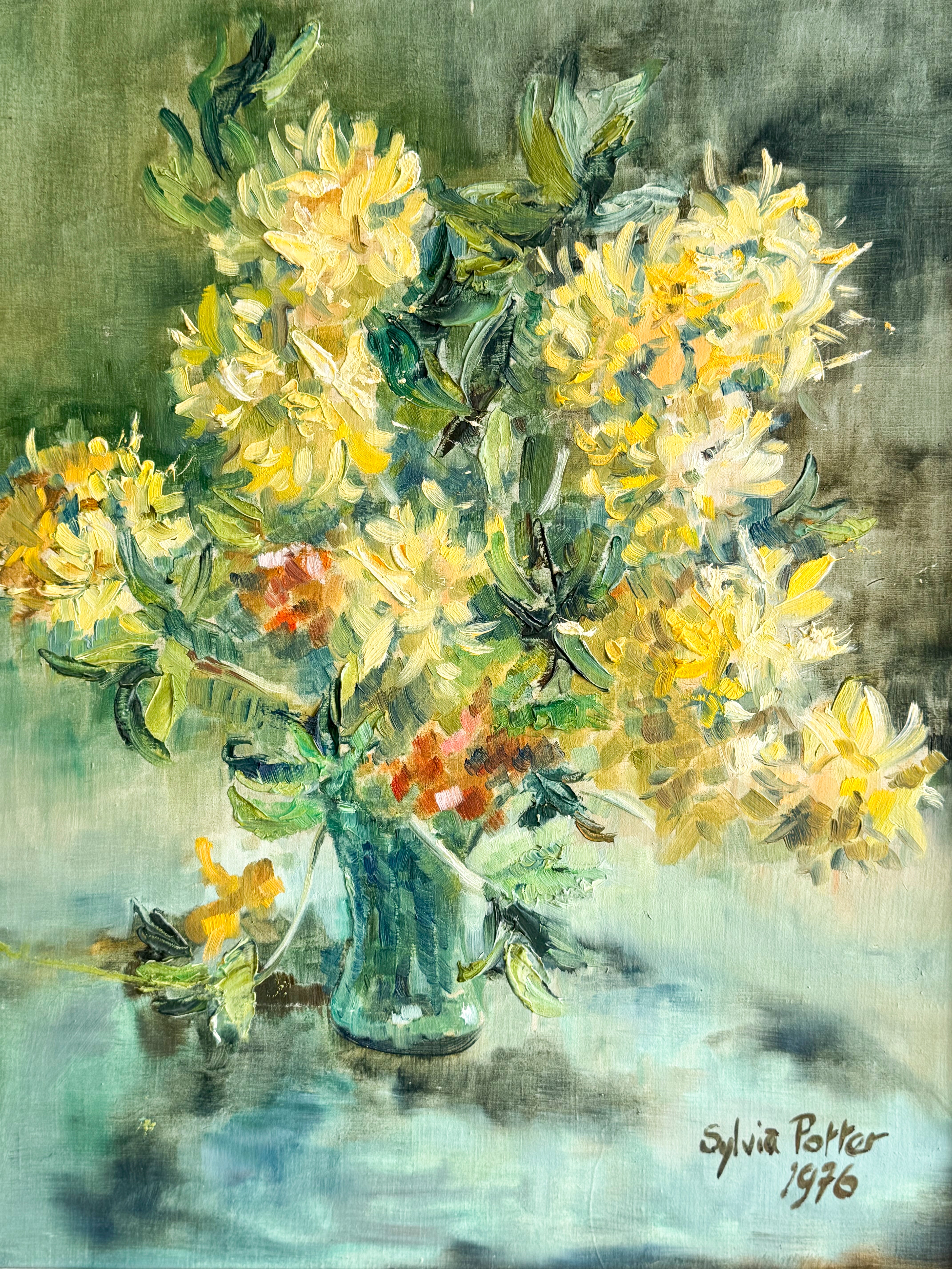 Sylvia Potter - floral still life 1976