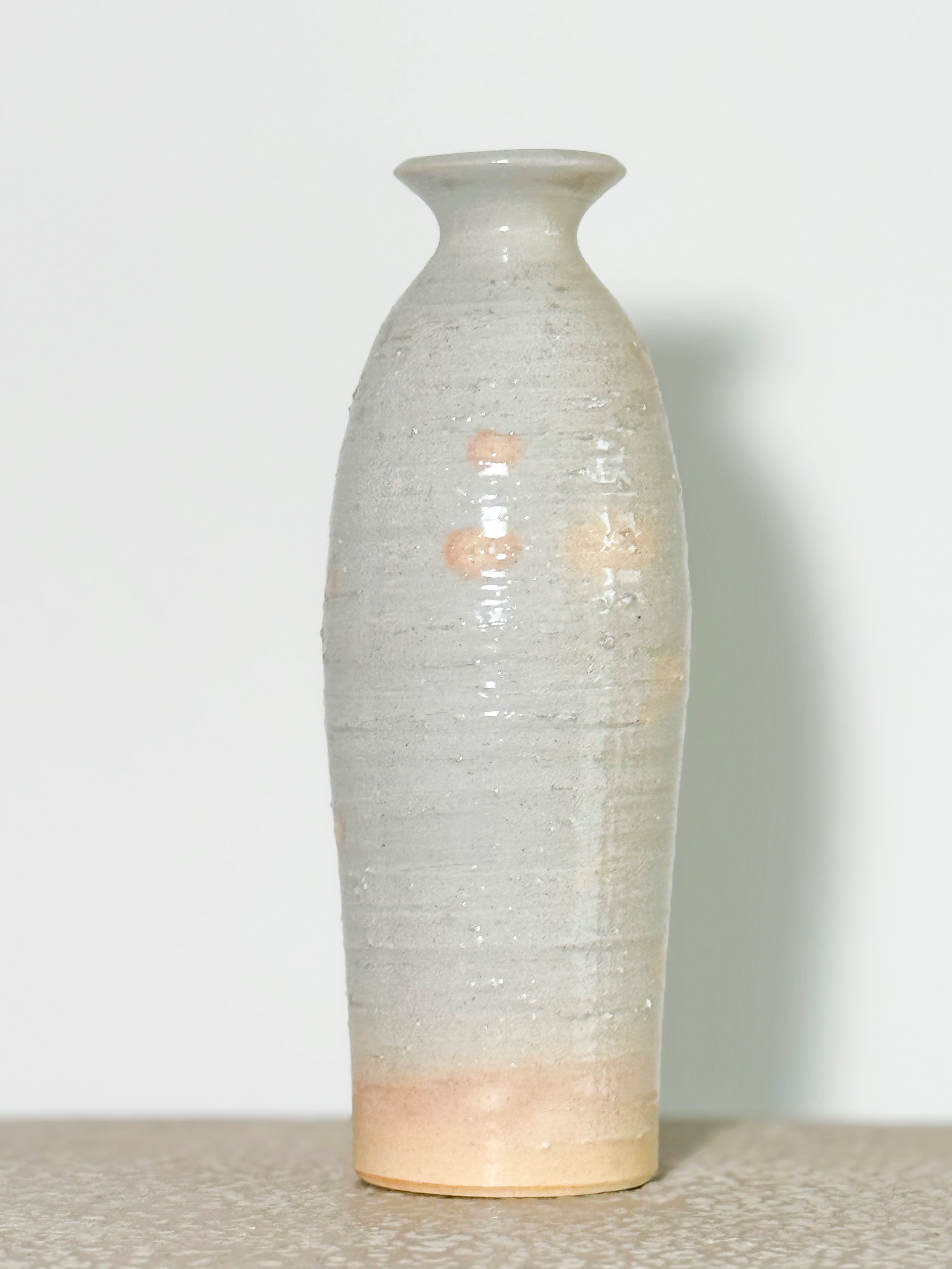 Two tone japanese ceramic bottle