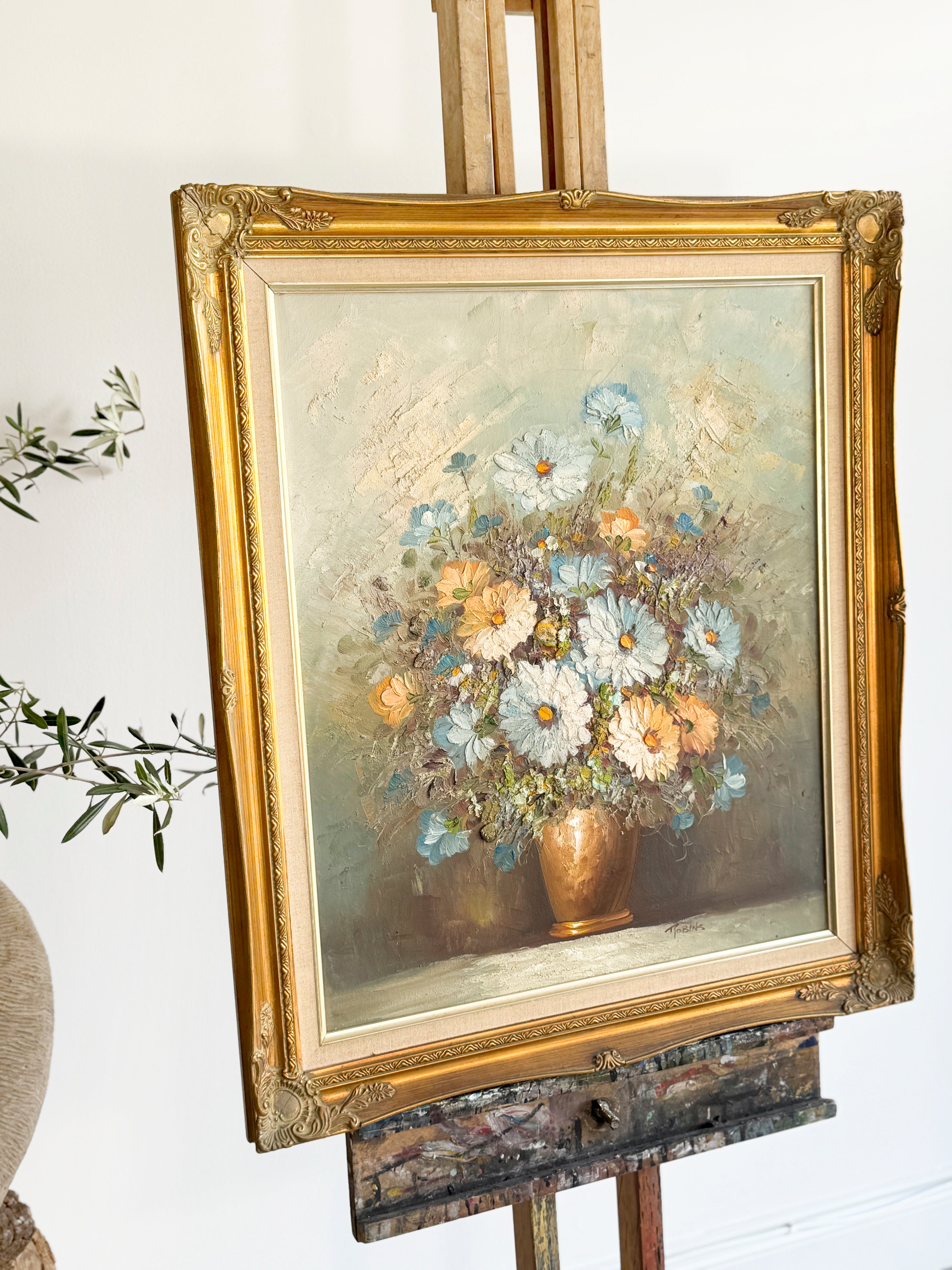 Vintage Florals in Vase