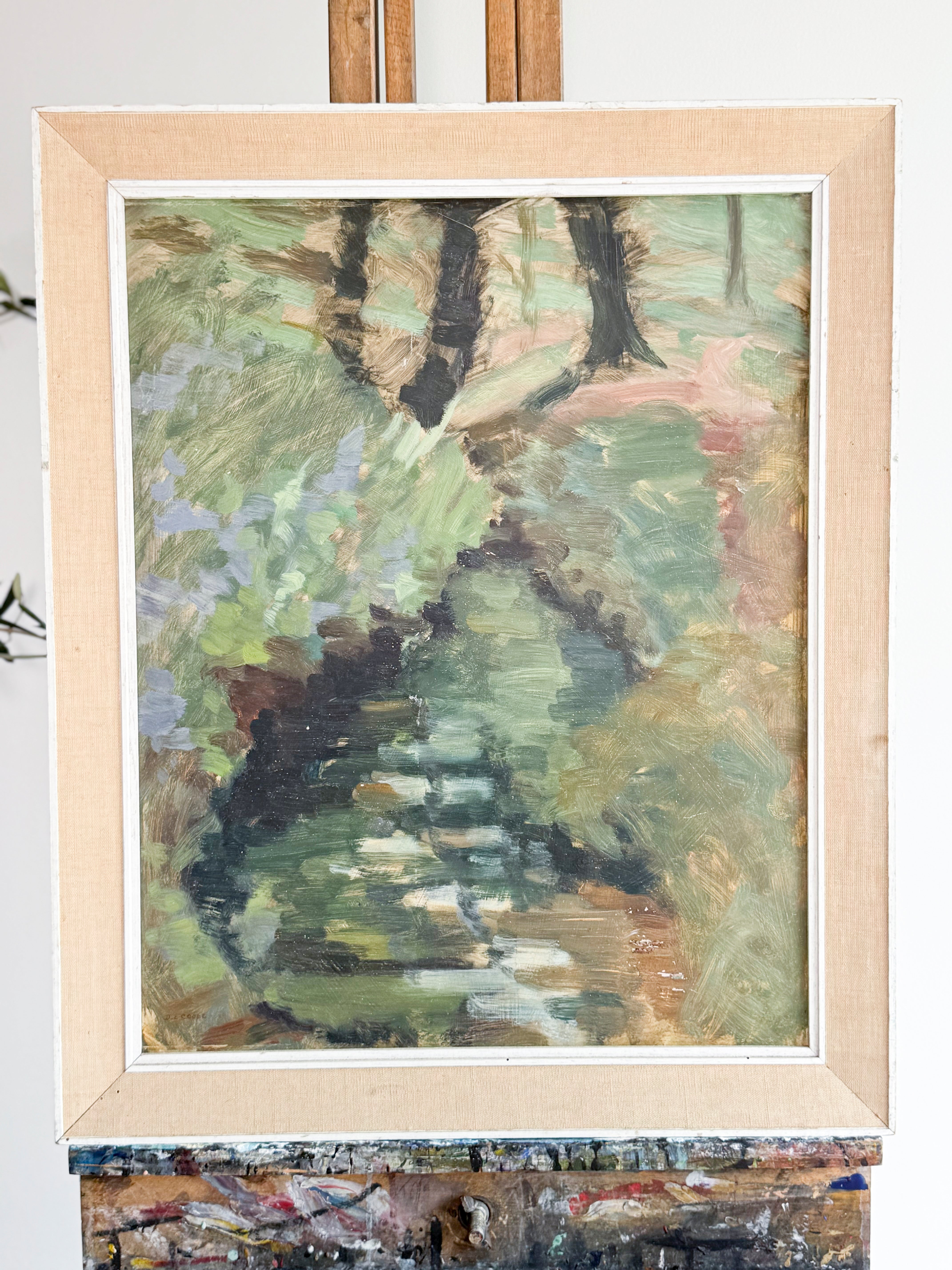 Woods at Drane's Bridge Oil Painting, Dorothea Elgar Coode